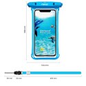Fonken Etui wodoodporne Fonken wodoszczelne uniwersalne IPX8 do 6.5 Niebieskie