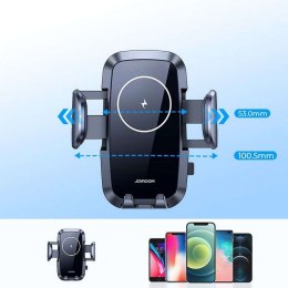 Joyroom Uchwyt samochodowy z ładowarką Qi 15W Joyroom JR-ZS241 do kratki Black