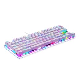 Motospeed Klawiatura mechaniczna gamingowa Motospeed K87S RGB (biała)