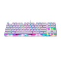 Motospeed Klawiatura mechaniczna gamingowa Motospeed K87S RGB (biała)