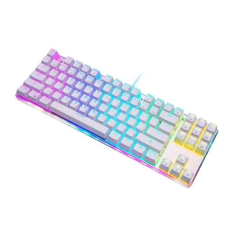Motospeed Klawiatura mechaniczna gamingowa Motospeed K87S RGB (biała) Motospeed Klawiatura mechaniczna gamingowa Motospeed K87S RGB (biała)