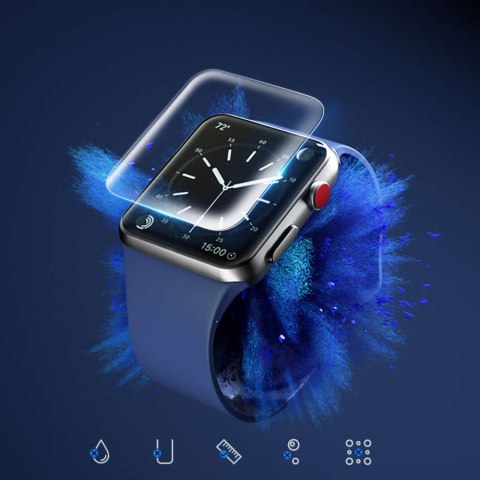 Rock 2x Folia ochronna Rock Hydrogel Film do Apple Watch 4/5/6/7/SE 40/ 41mm Rock 2x Folia ochronna Rock Hydrogel Film do Apple Watch 4/5/6/7/SE 40/ 41mm