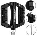 RockBros Pedały rowerowe RockBros 2017-12CBK platformowe nylon Czarne