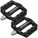 RockBros Pedały rowerowe RockBros 2017-12CBK platformowe nylon Czarne
