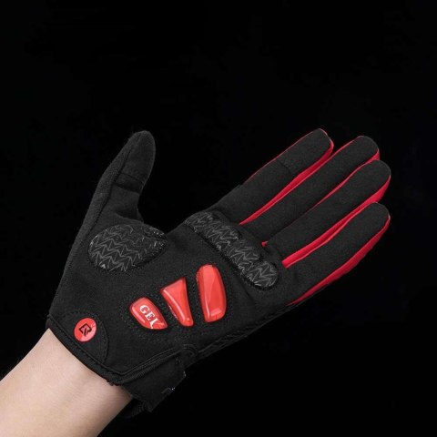 RockBros Rękawiczki rowerowe L RockBros rękawice na rower S169-1BR-L Czarno-Czerwone RockBros Rękawiczki rowerowe L RockBros rękawice na rower S169-1BR-L Czarno-Czerwone