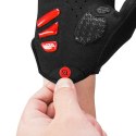 RockBros Rękawiczki rowerowe XL RockBros rękawice na rower S169-1BR-XL Czarno-Czerwone