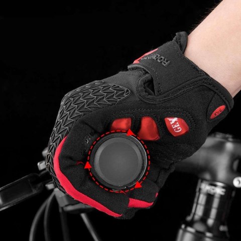 RockBros Rękawiczki rowerowe XL RockBros rękawice na rower S169-1BR-XL Czarno-Czerwone RockBros Rękawiczki rowerowe XL RockBros rękawice na rower S169-1BR-XL Czarno-Czerwone