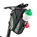RockBros Torba rowerowa RockBros C7-BK sakwa na rower na bidon podsiodłowa pod siodełko Czarna