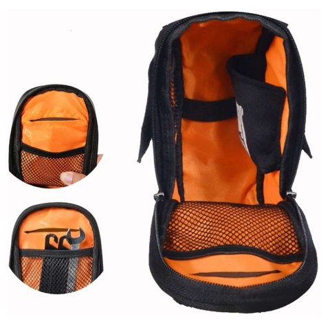 RockBros Torba rowerowa RockBros C7-BK sakwa na rower na bidon podsiodłowa pod siodełko Czarna RockBros Torba rowerowa RockBros C7-BK sakwa na rower na bidon podsiodłowa pod siodełko Czarna
