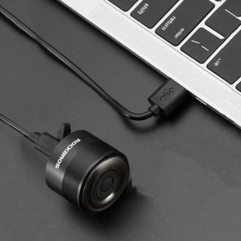 RockBros Tylna lampka rowerowa wodoodporna RockBros Q1 7x kolor LED USB pod siodełko oświetlenie światło na tył RockBros Tylna lampka rowerowa wodoodporna RockBros Q1 7x kolor LED USB pod siodełko oświetlenie światło na tył