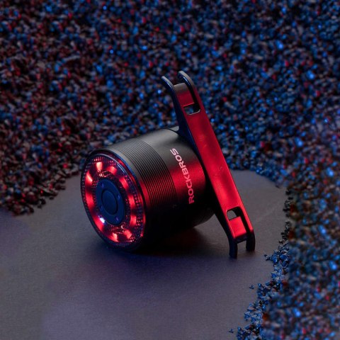 RockBros Tylna lampka rowerowa wodoodporna RockBros Q1 7x kolor LED USB pod siodełko oświetlenie światło na tył RockBros Tylna lampka rowerowa wodoodporna RockBros Q1 7x kolor LED USB pod siodełko oświetlenie światło na tył