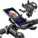 RockBros Uchwyt rowerowy RockBros 699-BK na kierownicę do telefonu na rower motor hulajnogę Czarny