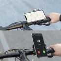 RockBros Uchwyt rowerowy RockBros 699-BK na kierownicę do telefonu na rower motor hulajnogę Czarny