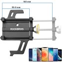 RockBros Uchwyt rowerowy RockBros 699-BK na kierownicę do telefonu na rower motor hulajnogę Czarny