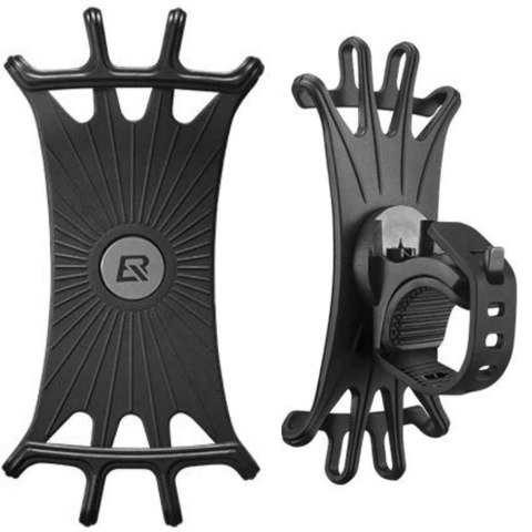 RockBros Uchwyt rowerowy silikonowy RockBros LF436BK na rower motocykl hulajnogę na kierownicę do telefonu Czarny RockBros Uchwyt rowerowy silikonowy RockBros LF436BK na rower motocykl hulajnogę na kierownicę do telefonu Czarny