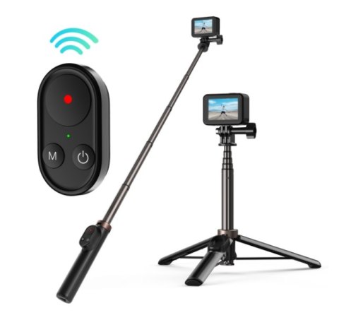 Telesin Selfie stick Telesin do kamer sportowych z pilotem BT (TE-RCSS-001) Telesin Selfie stick Telesin do kamer sportowych z pilotem BT (TE-RCSS-001)