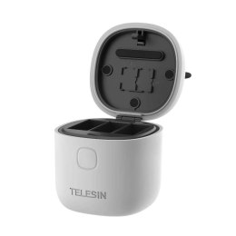 Telesin Wodoodporna ładowarka trójkanałowa Allin box Telesin dla GoPro Hero 9 / Hero 10 (GP-BTR-904-GY)