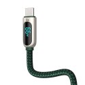Baseus Kabel 2m Baseus Display Fast Charging USB-A do USB-C 66W wyświetlacz 2m Zielony