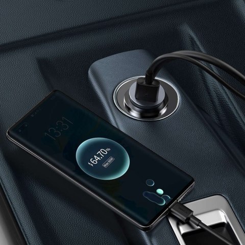 Baseus Ładowarka samochodowa Baseus Share Together z przedłużaczem 3x USB + USB-C 120W Szara Baseus Ładowarka samochodowa Baseus Share Together z przedłużaczem 3x USB + USB-C 120W Szara