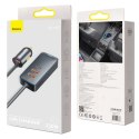Baseus Ładowarka samochodowa Baseus Share Together z przedłużaczem 3x USB + USB-C 120W Szara