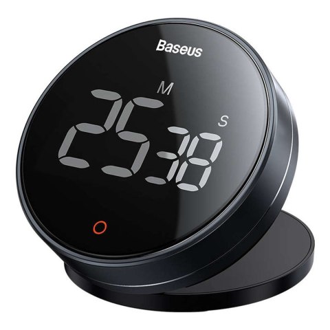 Baseus Minutnik stoper kuchenny timer Baseus Heyo Pro Dark cyfrowy czasomierz obrotowy Szary Baseus Minutnik stoper kuchenny timer Baseus Heyo Pro Dark cyfrowy czasomierz obrotowy Szary