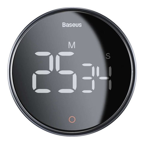 Baseus Minutnik stoper kuchenny timer Baseus Heyo Pro Dark cyfrowy czasomierz obrotowy Szary Baseus Minutnik stoper kuchenny timer Baseus Heyo Pro Dark cyfrowy czasomierz obrotowy Szary