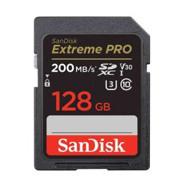 SanDisk Karta pamięci SANDISK EXTREME PRO SDXC 128GB 200/90 MB/s UHS-I U3 (SDSDXXD-128G-GN4IN)