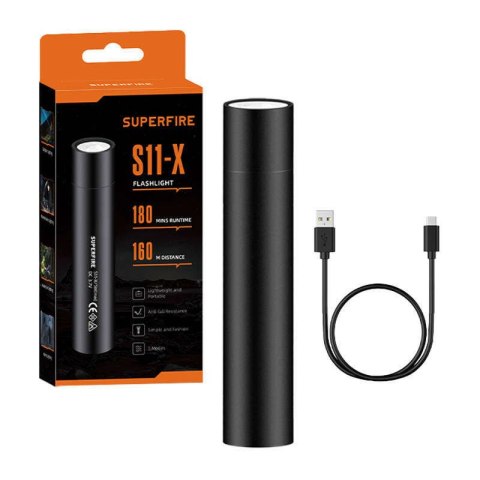 Superfire Latarka Superfire S11-X, 700lm, USB Superfire Latarka Superfire S11-X, 700lm, USB