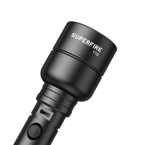 Superfire Latarka Superfire Y16, 1700lm, USB-C Superfire Latarka Superfire Y16, 1700lm, USB-C