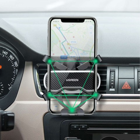 UGreen Uchwyt samochodowy grawitacyjny do auta UGREEN LP228 do telefonu na kratkę Czarny UGreen Uchwyt samochodowy grawitacyjny do auta UGREEN LP228 do telefonu na kratkę Czarny