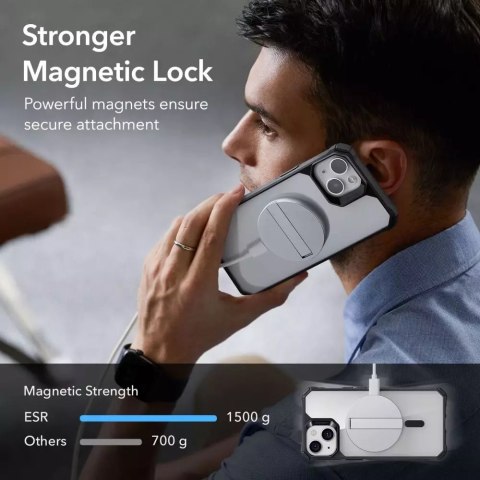 ESR Etui ESR Air Armor HaloLock MagSafe do Apple iPhone 14 Plus Clear/Black ESR Etui ESR Air Armor HaloLock MagSafe do Apple iPhone 14 Plus Clear/Black