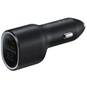 Samsung Oryginalna Ładowarka do samochodu Samsung EP-L4020NBEGEU USB + TYPE-C 15W/ 25W Czarna