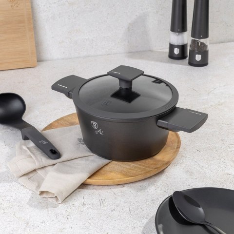 BERLINGER HAUS GARNEK TYTANOWY Z POKRYWĄ 24cm BERLINGER HAUS BH-8131 ANTRACIT BERLINGER HAUS GARNEK TYTANOWY Z POKRYWĄ 24cm BERLINGER HAUS BH-8131 ANTRACIT