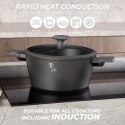 BERLINGER HAUS GARNEK TYTANOWY Z POKRYWĄ 24cm BERLINGER HAUS BH-8131 ANTRACIT