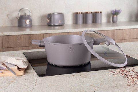 BERLINGER HAUS GARNEK TYTANOWY Z POKRYWĄ 28cm BERLINGER HAUS BH-8102 TAUPE BERLINGER HAUS GARNEK TYTANOWY Z POKRYWĄ 28cm BERLINGER HAUS BH-8102 TAUPE
