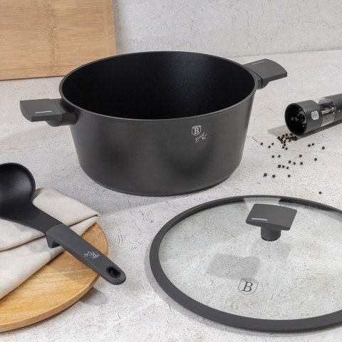 BERLINGER HAUS GARNEK TYTANOWY Z POKRYWĄ 30cm BERLINGER HAUS BH-8133 ANTRACIT BERLINGER HAUS GARNEK TYTANOWY Z POKRYWĄ 30cm BERLINGER HAUS BH-8133 ANTRACIT