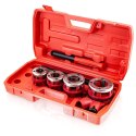 Bituxx Gwintownik do Rur Stalowych 7 elem. 1-1/4", 1", 3/4", 1/2",