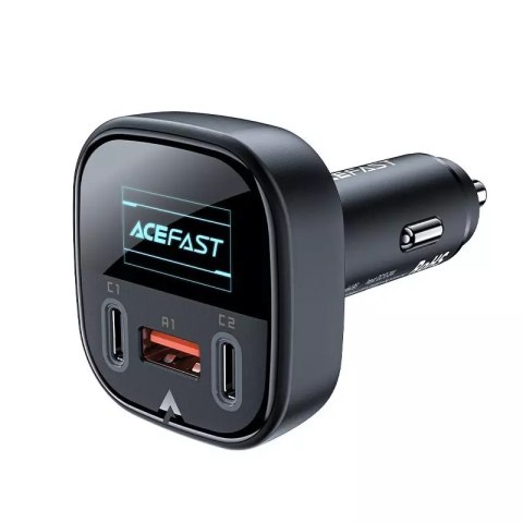 Acefast Acefast ładowarka samochodowa 101W 2x USB Typ C / USB, PPS, Power Delivery, Quick Charge 4.0, AFC, FCP czarny (B5) Acefast Acefast ładowarka samochodowa 101W 2x USB Typ C / USB, PPS, Power Delivery, Quick Charge 4.0, AFC, FCP czarny (B5)