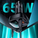 Acefast Acefast ładowarka samochodowa 101W 2x USB Typ C / USB, PPS, Power Delivery, Quick Charge 4.0, AFC, FCP czarny (B5)