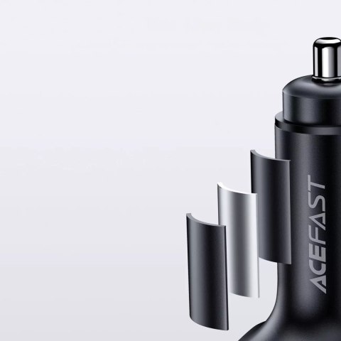 Acefast Acefast ładowarka samochodowa 101W 2x USB Typ C / USB, PPS, Power Delivery, Quick Charge 4.0, AFC, FCP czarny (B5) Acefast Acefast ładowarka samochodowa 101W 2x USB Typ C / USB, PPS, Power Delivery, Quick Charge 4.0, AFC, FCP czarny (B5)