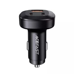Acefast Acefast ładowarka samochodowa 66W 2x USB Typ C / USB, PPS, Power Delivery, Quick Charge 4.0, AFC, FCP, SCP czarny (B3 black)