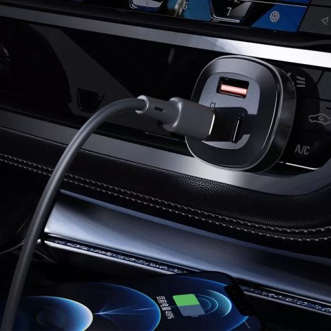 Acefast Acefast ładowarka samochodowa 66W 2x USB Typ C / USB, PPS, Power Delivery, Quick Charge 4.0, AFC, FCP, SCP czarny (B3 black) Acefast Acefast ładowarka samochodowa 66W 2x USB Typ C / USB, PPS, Power Delivery, Quick Charge 4.0, AFC, FCP, SCP czarny (B3 black)