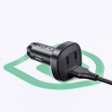 Acefast Acefast ładowarka samochodowa 66W 2x USB Typ C / USB, PPS, Power Delivery, Quick Charge 4.0, AFC, FCP, SCP czarny (B3 black)
