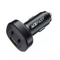 Acefast Acefast ładowarka samochodowa 66W 2x USB Typ C / USB, PPS, Power Delivery, Quick Charge 4.0, AFC, FCP, SCP czarny (B3 black)