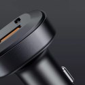 Acefast Acefast ładowarka samochodowa 66W 2x USB Typ C / USB, PPS, Power Delivery, Quick Charge 4.0, AFC, FCP, SCP czarny (B3 black)