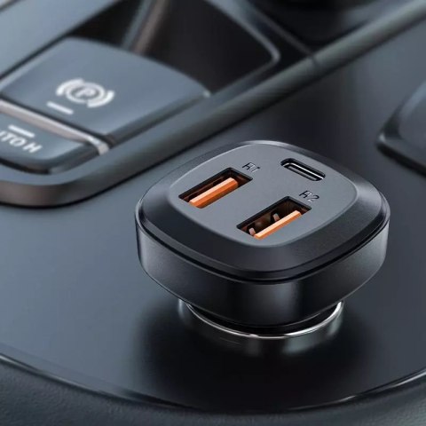 Acefast Acefast ładowarka samochodowa 66W 2x USB / USB Typ C, PPS, Power Delivery, Quick Charge 4.0, AFC, FCP, SCP czarny (B9) Acefast Acefast ładowarka samochodowa 66W 2x USB / USB Typ C, PPS, Power Delivery, Quick Charge 4.0, AFC, FCP, SCP czarny (B9)