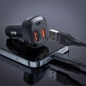 Acefast Acefast ładowarka samochodowa 66W 2x USB / USB Typ C, PPS, Power Delivery, Quick Charge 4.0, AFC, FCP, SCP czarny (B9)