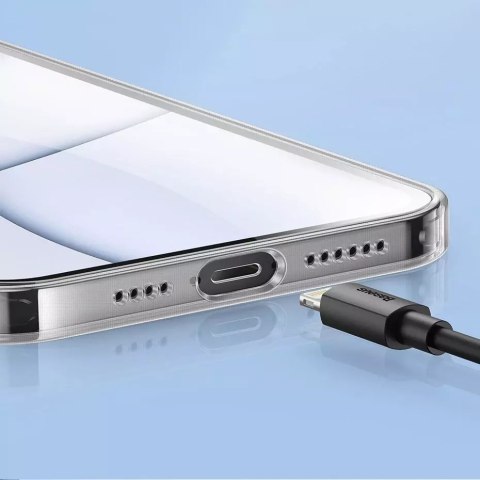 Baseus Baseus Frosted Glass Case etui pokrowiec do iPhone 13 Pro Max sztywna obudowa z żelową ramką przezroczysty (ARWS000802) Baseus Baseus Frosted Glass Case etui pokrowiec do iPhone 13 Pro Max sztywna obudowa z żelową ramką przezroczysty (ARWS000802)