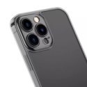 Baseus Baseus Frosted Glass Case etui pokrowiec do iPhone 13 Pro sztywna obudowa z żelową ramką czarny (ARWS000401)