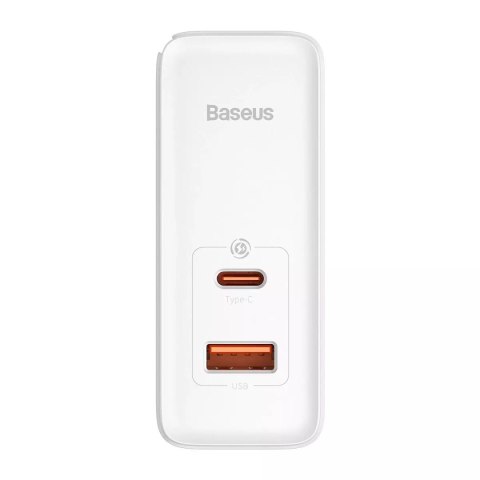 Baseus Baseus GaN5 Pro szybka uniwersalna ładowarka sieciowa GaN USB Typ C / USB 100W PD3.0, QC4.0+, AFC biały (CCGP090202) Baseus Baseus GaN5 Pro szybka uniwersalna ładowarka sieciowa GaN USB Typ C / USB 100W PD3.0, QC4.0+, AFC biały (CCGP090202)